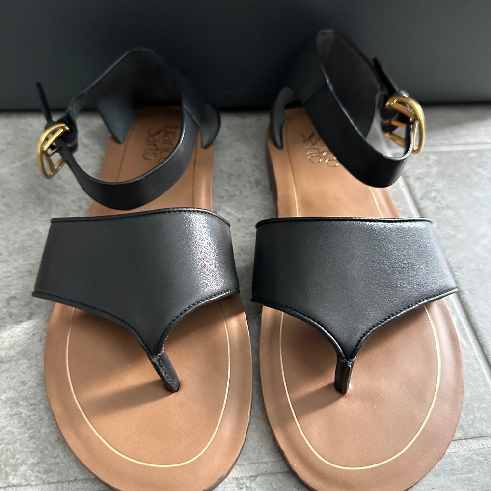 Franco Sarto Ruth Sandal in Black Size 8